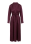 Mobile Preview: Coster Copenhagen, Dress with v-neck and gatherings, bordeaux